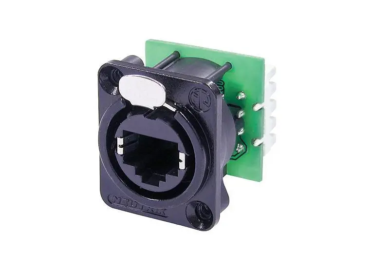 Neutrik RJ45 D ch. IDC krone sort 